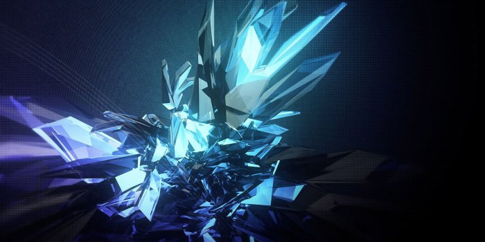 1920x1200 61+ Blue Crystal Wallpapers on WallpaperPlay