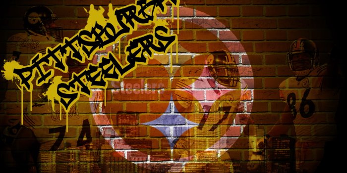 1440x900 Pittsburgh Steelers Graffiti Wallpaper Wallpapersnfl 1440X900 Pixel