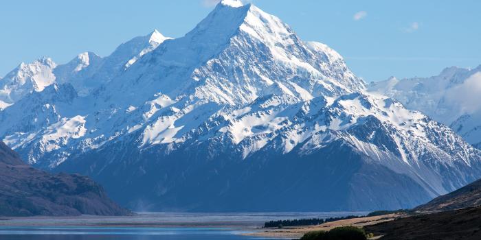 3840x2160 wallpaper Tall, snowy mountain HD : Widescreen : High Definition