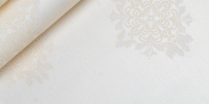 1000x1000 US $35.67 |Neutral Vintage Shimmer Beige,Cream Damask Wallpaper Textured  Effect For Dining Room & Bedroom-in Wallpapers from Home Improvement on