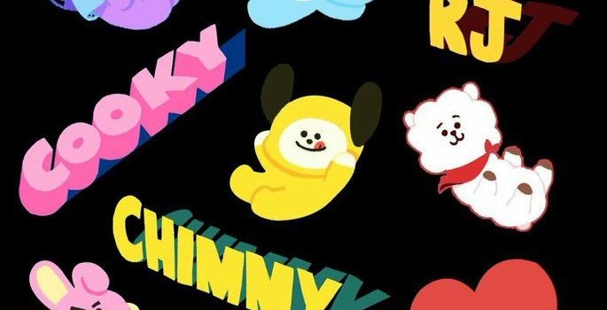 685x1200 BT21 wallpapers 