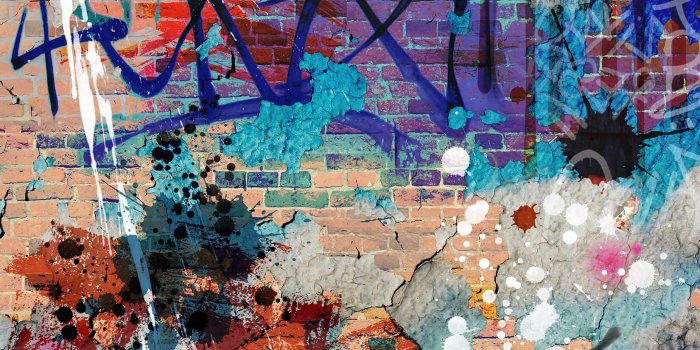 1650x1070 Grunge Graffiti Mural Wallpaper - Murals Wallpaper