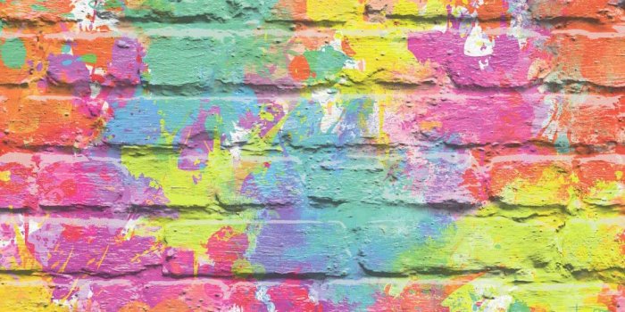 1000x1200 Graffiti Wallpaper Teenage Kids Brick Wall Quality - Funky Wall