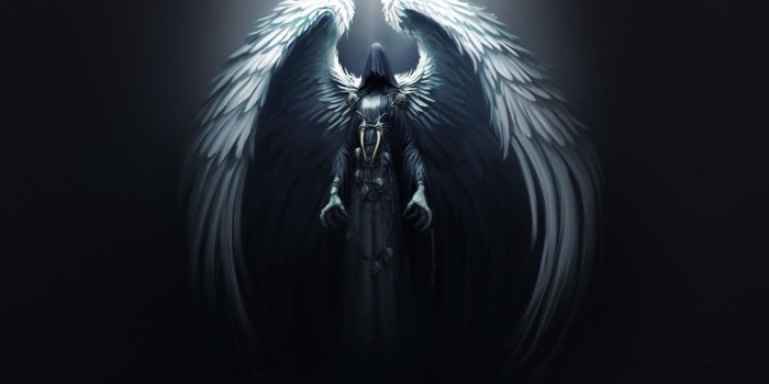 1332x850 Wallpaper Angel, Dark, Wings, Death, Goddess, Darkness, Horror