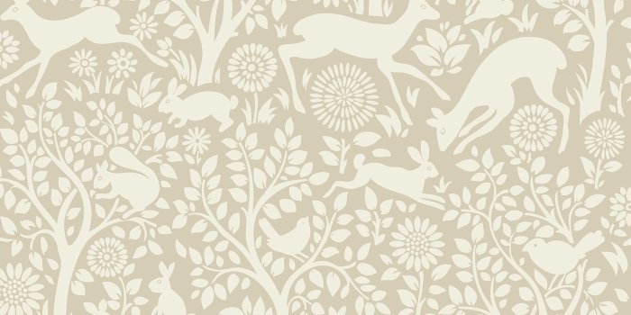 1800x1800 Chesapeake by Brewster HAS01236 Hide And Seek Anahi Neutral Forest Fauna  Wallpaper