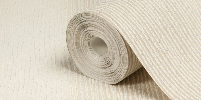 2536x2536 Graham & Brown Valentino Neutral Stripe Glitter Effect Wallpaper