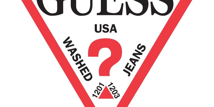 2100x1751 48. The guess logo is creative because of the question mark and