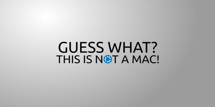 2560x1600 Guess what, this is not a mac wallpaper - Funny wallpapers - #26568