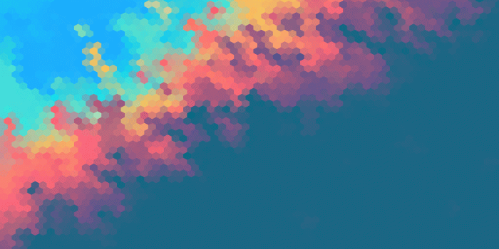 3840x2160 Hex fade [1920 x 1800] : wallpapers