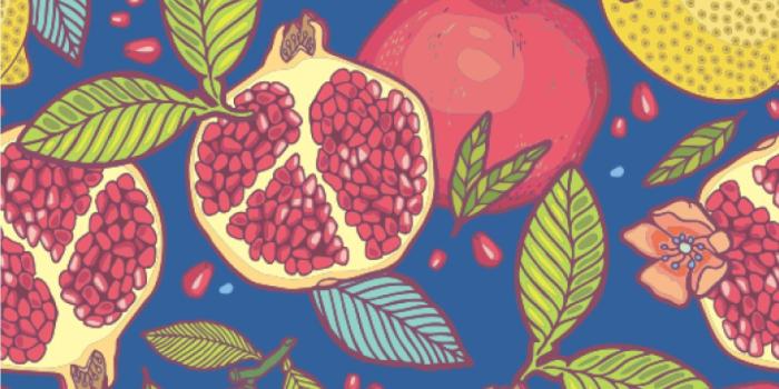 1500x1500 Pomegranates & Lemons Wallpaper & Surface Covering