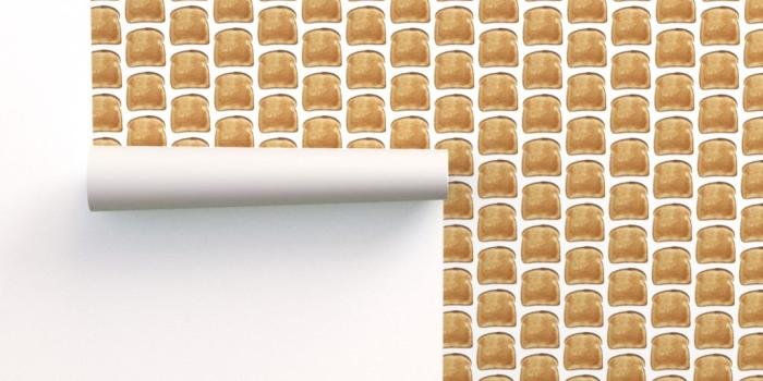 1024x1024 16-12F Retro Toast Tan Brown White on Isobar by misschiffdesigns