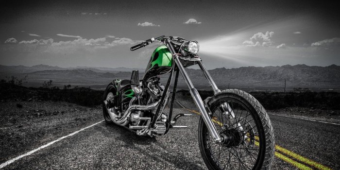 1332x850 Wallpaper road, design, style, motorcycle, bike, chopper images for