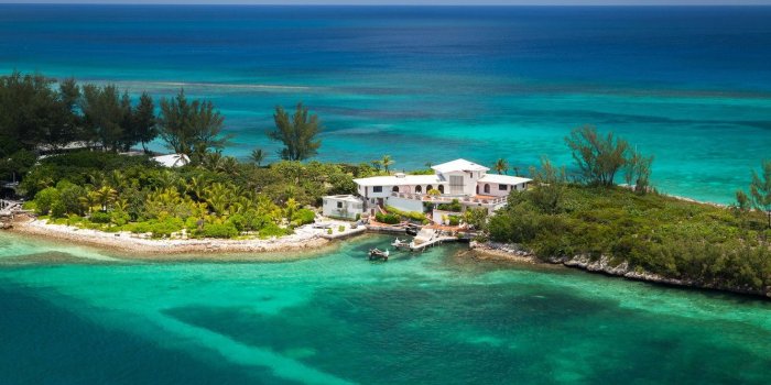 1332x850 Wallpaper sea, the sky, the sun, Islands, trees, house, tropics