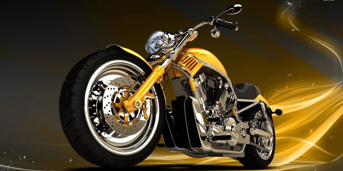 1920x1080 Yellow chopper wallpaper - Motorcycle wallpapers - #11751