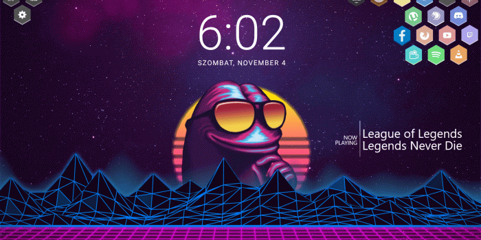 1920x1080 Just downloaded Rainmeter, im having so mutch fun. My first attempt