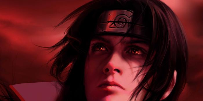 2560x1440 Download wallpaper 2560x1440 olggah, naruto, itachi uchiha