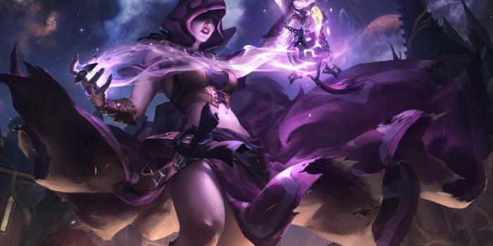 1332x850 Wallpaper girl, fantasy, magic, night, digital art, artwork, mask