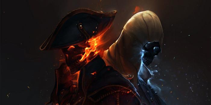 1920x1080 Full HD Wallpaper assassin's creed black flag cape skull fire spark