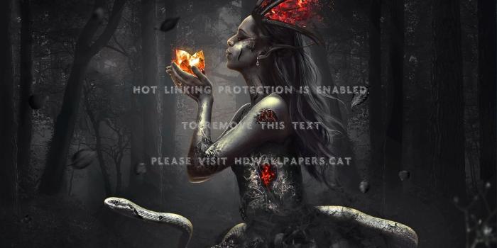 1920x1280 heart of the forest spell dark magic 3d cgi