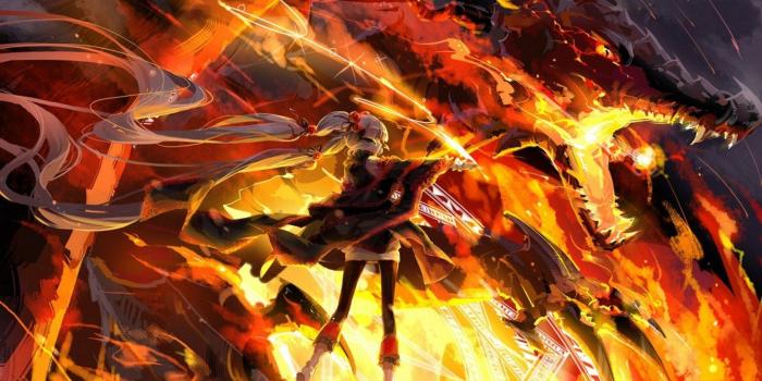 1680x1050 Anime dragon fairy magic spell wallpaper | 1680x1050 | 929282