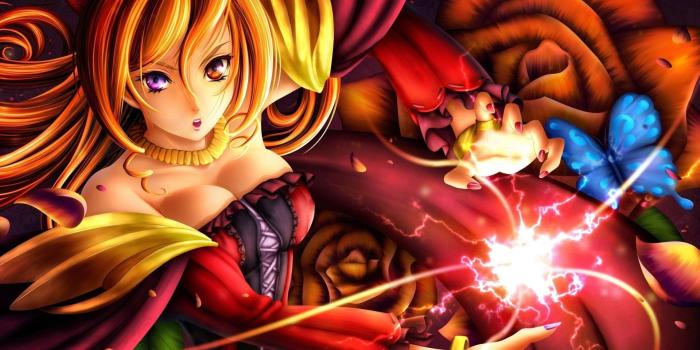 1920x1080 Blonde witch casting a spell wallpaper - Fantasy wallpapers - #47340