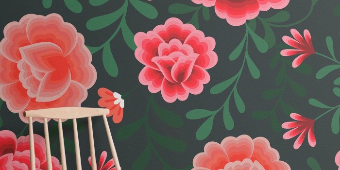 1400x2240 Mexican Wallpaper | A Floral Collection Inspired By Frida Kahlo