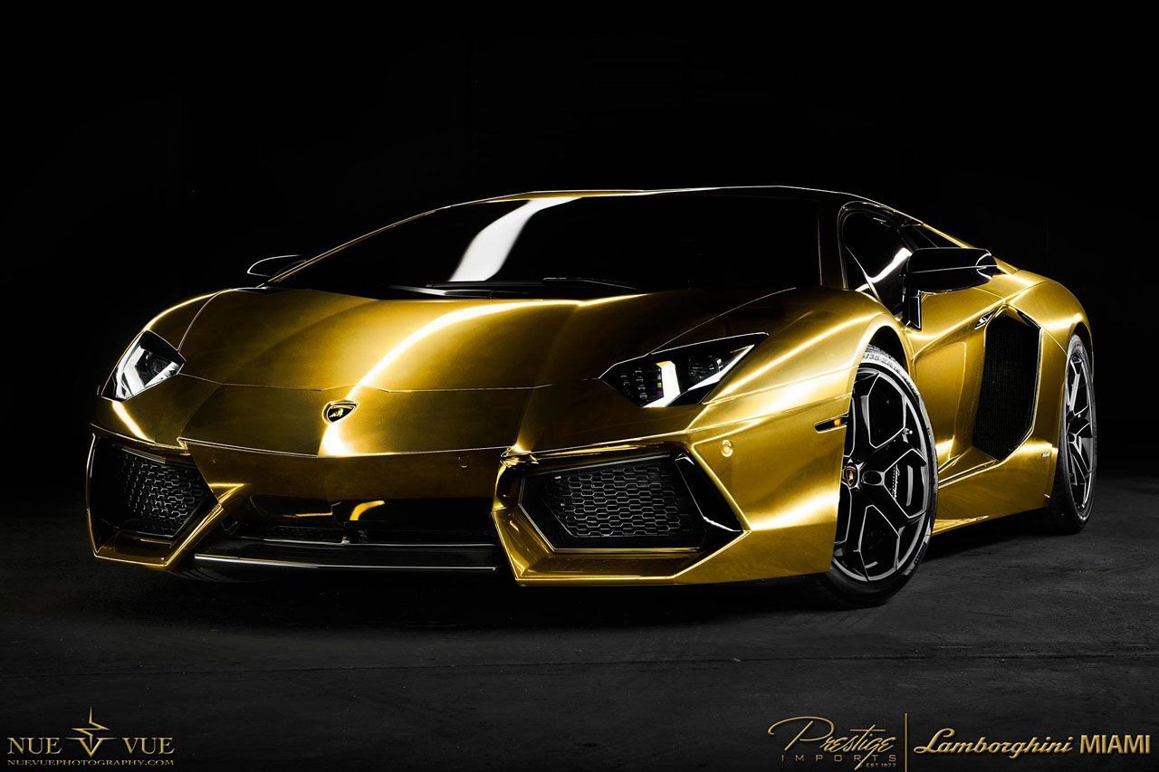 1280x853 Gold Lamborghini Wallpapers