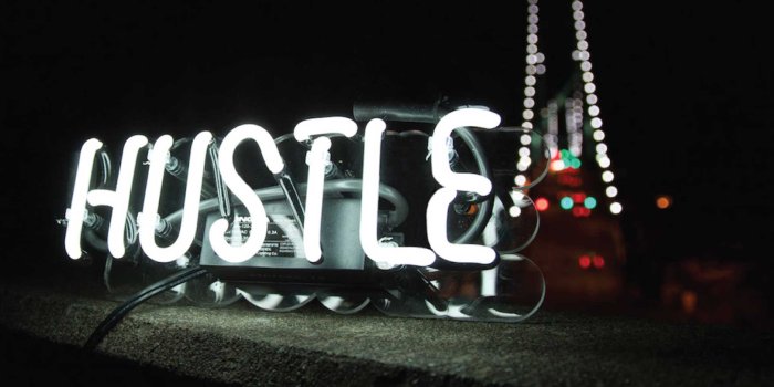 1920x1080 Hustle HD Neon Sign Wallpaper 66619 1920x1080px