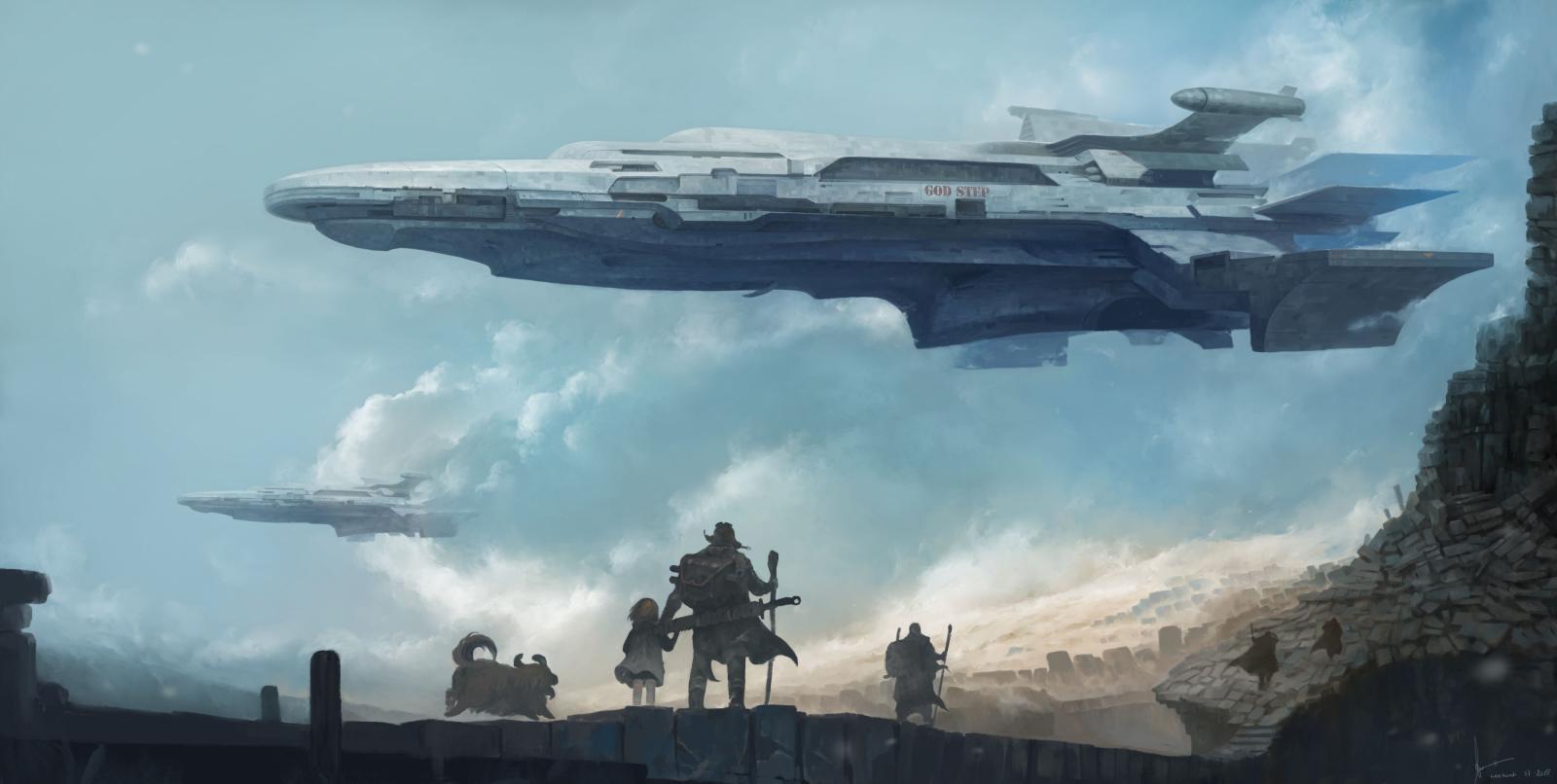 4000x2017 1240 Spaceship HD Wallpapers | Background Images