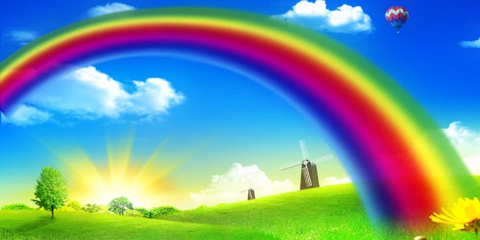 1920x1080 60+ Beautiful Rainbow Wallpapers on WallpaperPlay