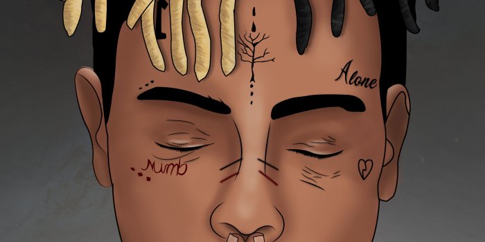 3508x4461 XXXTentacion. #digitalart #painting #xxxtentacion #photoshop #rap