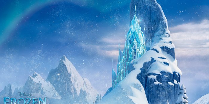 1920x1200 Ice Castle from Disney's Frozen Desktop Wallpaper