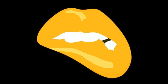 1242x2208 iPhone7papers.com | iPhone7 wallpaper | ae54-biting-lips-gold-black