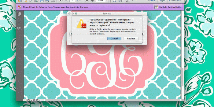 1280x800 Create Monogrammed iPhone Wallpapers In 10 Easy Steps | Sweet