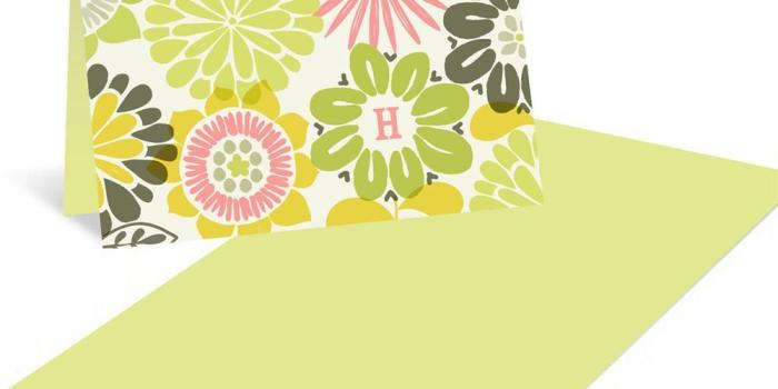 1000x1000 Retro Monogram Wallpaper | Retro thank you Cards | Pear Tree