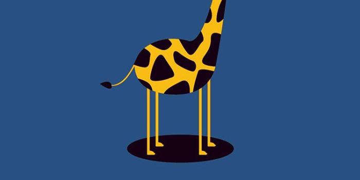750x1334 iPhone6papers - ag53-giraffe-cute-blue-tall-minimal-simple