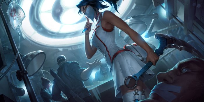 3840x2160 Nurse Akali Update | LoL Wallpapers