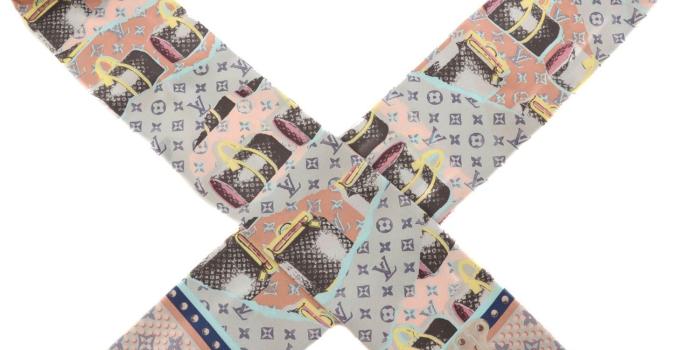1500x1500 LOUIS VUITTON Silk Monogram Wallpaper Bandeau 123900