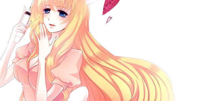 2400x1800 Girl, Nurse, Syringe, Heart HD wallpaper | Wallpaper Flare