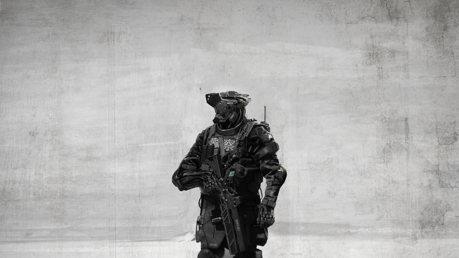 2560x1440 Minimalist future police : wallpapers