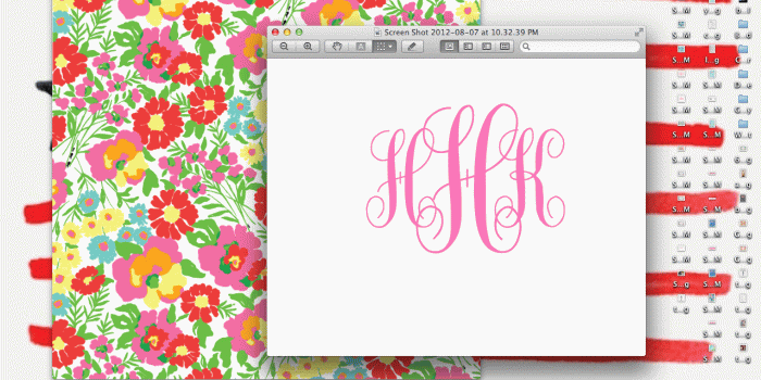 1280x800 Free monogram desktop wallpaper - SF Wallpaper