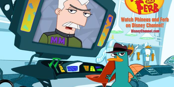 1024x768 Agent P. and Monogram Wallpaper - Phineas and Ferb Wallpaper