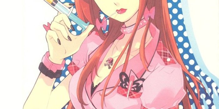 800x1200 Download wallpaper 800x1200 girl, cute, syringe, nurse, an injection