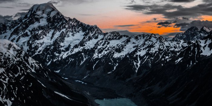 2560x1080 Download wallpaper 2560x1080 mountains, lake, tops, top view dual