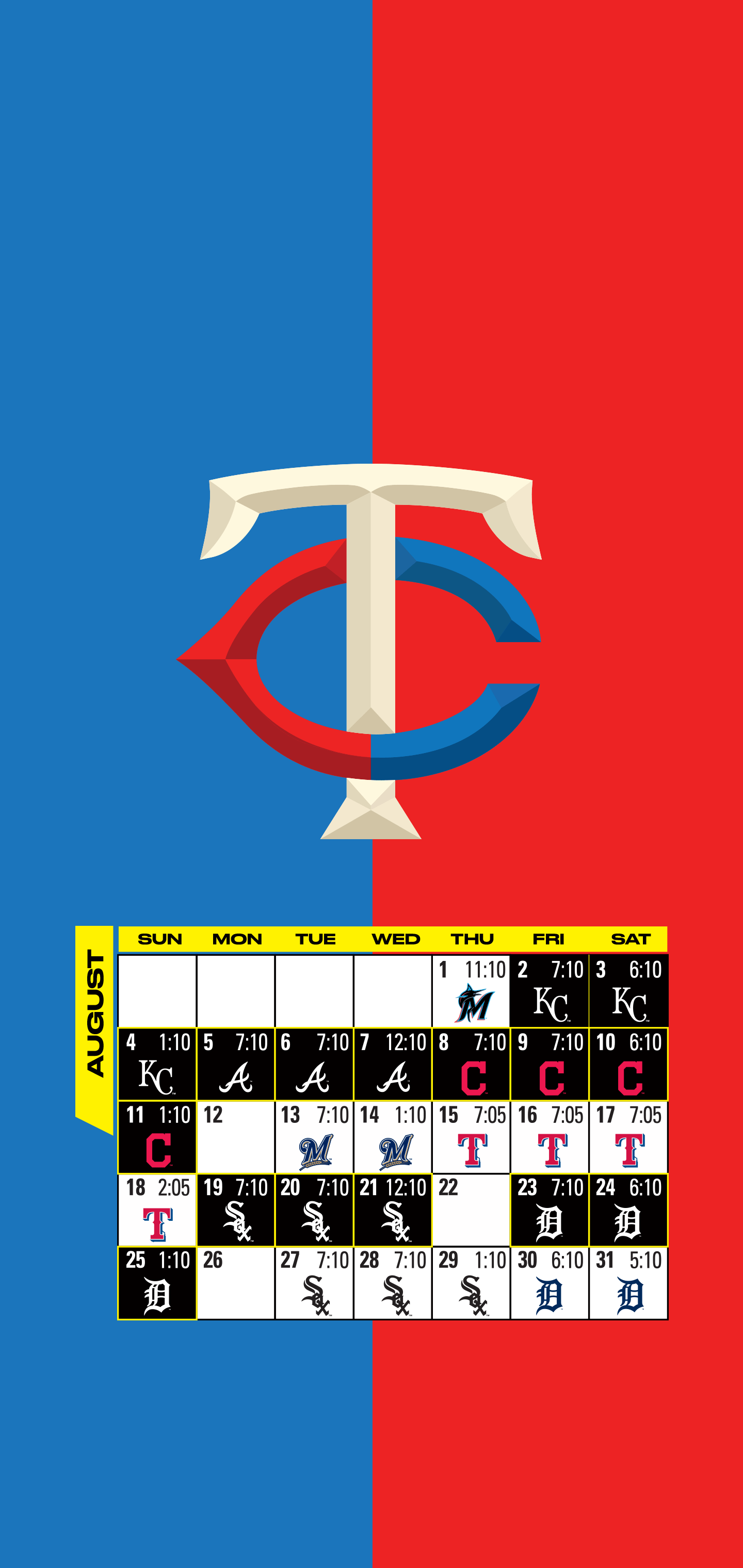 1440x3040 Twins Wallpapers | Minnesota Twins