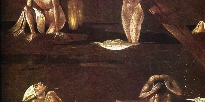 926x1080 Hellish Suffering - A gothic hieronymus bosch art wallpaper