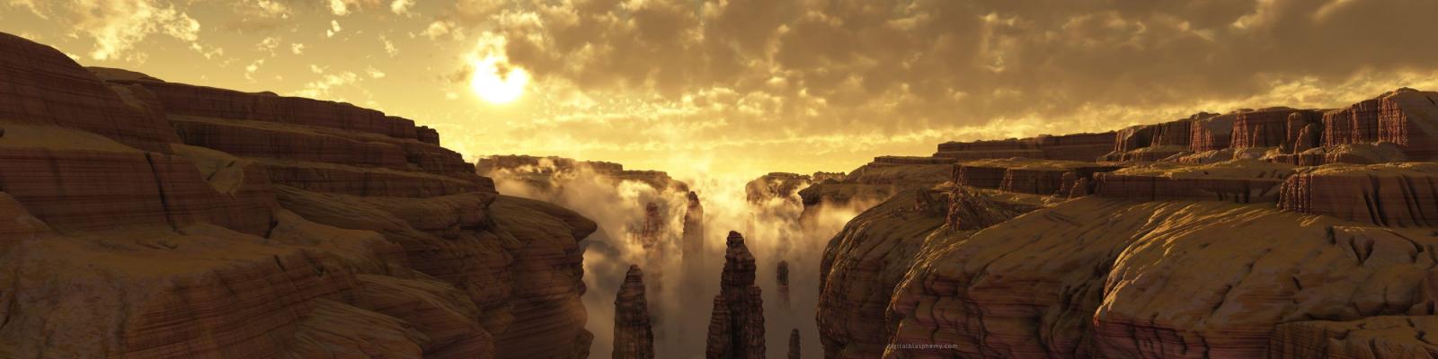 2800x700 Canyon Eyefinity wallpaper | 4800x1200 | 329016 | WallpaperUP