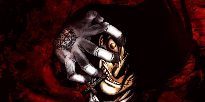 1600x1200 Hellsing Wallpaper: Hellish Smile - Minitokyo