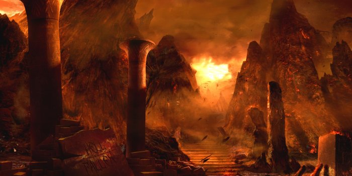 6000x3375 Fire Hell, Destroyed World #4243259, 6000x3375 | All For Desktop