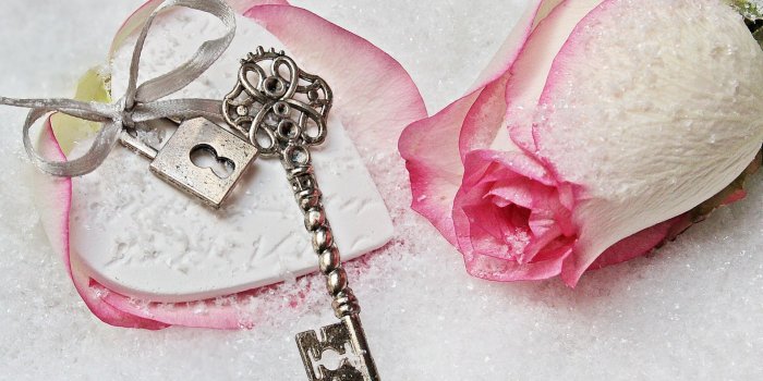 1920x1080 Rose with Heart Lock and key Wallpaper - Wallpaper Stream